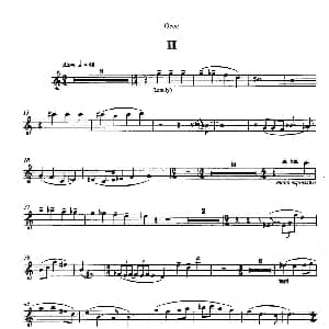 巴松双簧管与钢琴三重奏 2 双簧管分谱 安德列 普列文