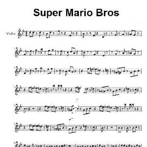 小提琴谱 | Super Mario Bros Violin 超级马里奥兄弟