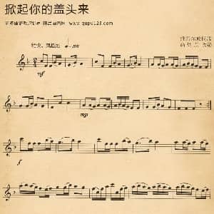 电子琴谱 | 掀起你的盖头来