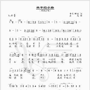 林中的小路_歌谱投稿_词曲:金星 晓光 生茂