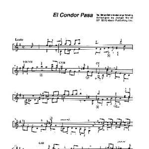 老鹰之歌_歌谱投稿_词曲: 秘鲁民歌