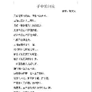 手中的钢枪_歌谱投稿