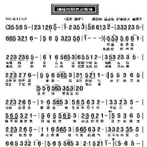 远方的朋友我想你_歌曲简谱_词曲:孙新风葛正花郭春容 春妹