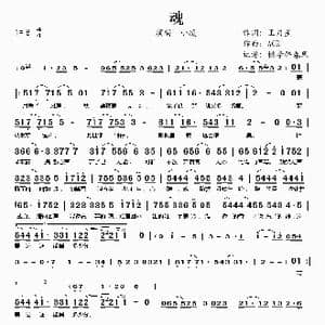 魂_歌谱投稿_词曲:王月星 ACE