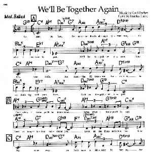 We'll Be Together Again 钢琴谱