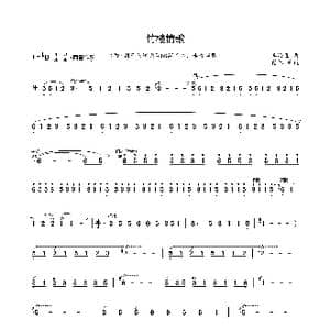 竹楼情歌_歌曲简谱_词曲: 李海鹰