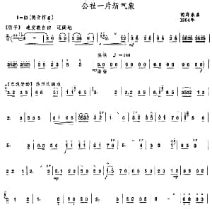 公社一片新气象 唢呐谱 胡海泉