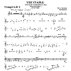 THE STABLE 第四降B小号分谱