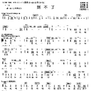 到不了_通俗唱法乐谱_词曲:范玮琪 张洪量
