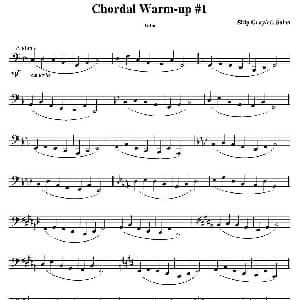 Chordal Warm up Tuba 大号练习教材选曲