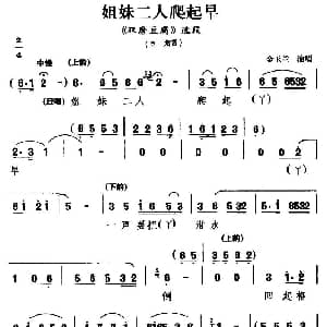 甬剧 姐妹二人爬起早 双磨豆腐 选段 金玉兰