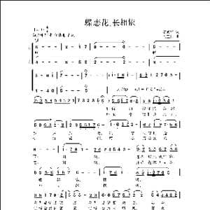蝶恋花 长相依_歌曲简谱_词曲:宋秀华 侯卫国