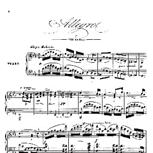 c小调钢琴奏鸣曲 钢琴谱 西伊斯蒙德 塔尔贝格