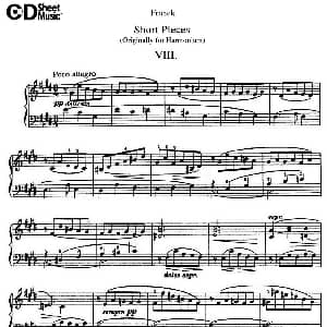 18 Short Pieces 钢琴谱 赛扎尔 弗兰克