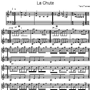 手风琴谱 | La Chute