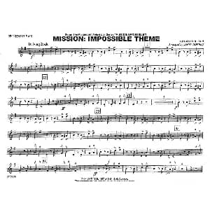 MISSION:IMPOSSIBLE THEME 分谱 次中音萨克斯