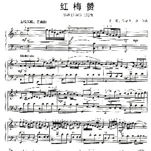 手风琴谱 | 红梅赞 羊鸣 等