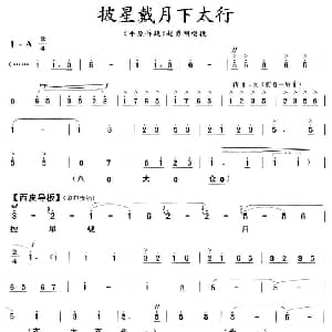 京剧谱 | 披星戴月下太行 平原作战 赵勇刚唱段