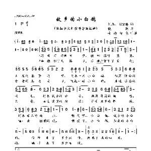 故乡的小白鸽_歌曲简谱_词曲:刘杰 胡宏伟 铁源
