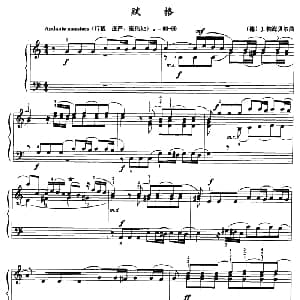 赋格 钢琴谱 德 J 帕海贝尔