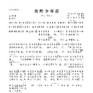 当醉少年游_歌曲简谱_词曲:易者连消醉清酒 明遥