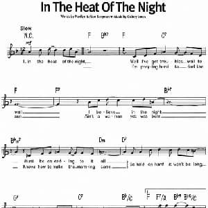 蓝调音乐:In The Heat Of The Night_外国歌谱