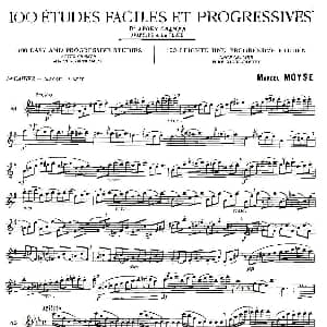 长笛曲谱 | moyse 100首练习曲之41—49 moyse