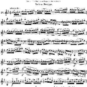 小提琴谱 | 马扎斯小提琴练习曲 Op.36 第一册 特殊练习曲 16