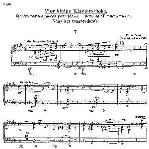 5 Klavierstücke S.192 钢琴谱 弗兰茨 李斯特