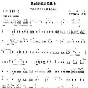 二胡谱 | 我在爱情的旅途上 印度电影 大蓬车 插曲