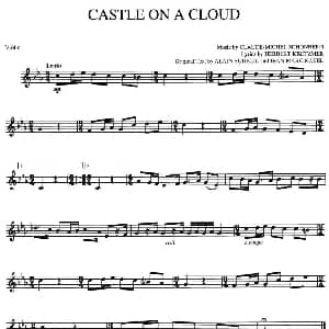 小提琴谱 | CASTLE ON A CLOUD