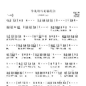 今夜的雨是谁的眼泪_歌谱投稿_词曲:葛正花 春妹