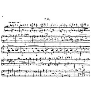 12 Waltzes Op.59 4 Hands 钢琴谱