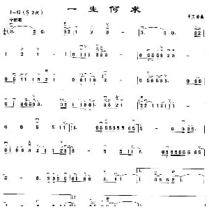 二胡谱 | 一生何求 王文清
