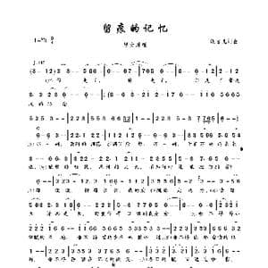 留痕的记忆_歌曲简谱_词曲:晓喜儿 晓喜儿