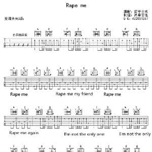 rape me_歌曲简谱