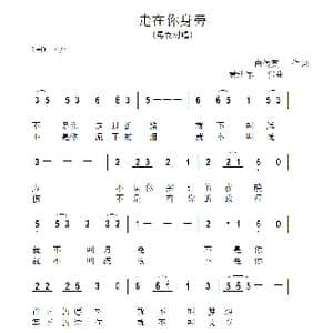 走在你身旁_歌曲简谱_词曲:白传英 黄进军