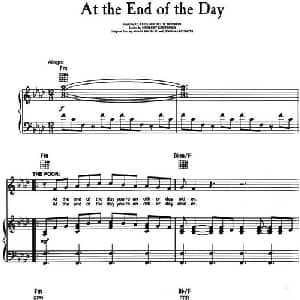 At the End of the Day _外国歌谱