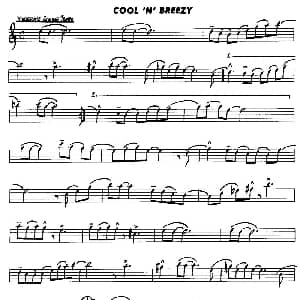 萨克斯谱 | Basic Jazz Conception for saxophone COOL 'N' BREEZY Lennie Niehaus