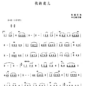 二胡谱 | 我的花儿 林光璇订谱版 新疆民歌 林光璇订谱