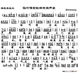 穆桂英挂帅 猛听得金鼓响画角声震_歌谱投稿