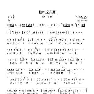 脸咋这么厚_歌曲简谱_词曲:贰强 艺风 多剑平