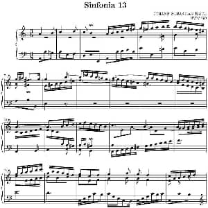 15首巴赫三部创意曲集 钢琴谱 巴赫