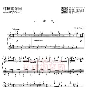 小淘气 钢琴谱 ED.波尔迪尼