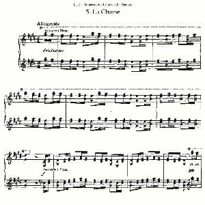 李斯特六首帕格尼尼练习曲之 钢琴谱