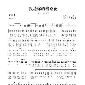 我是你的格桑花_歌谱投稿_词曲:王琪 王琪