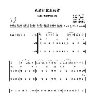我爱你塞北的雪_歌谱投稿_词曲:王 德 刘锡津
