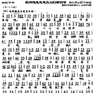 京剧谱 | 我拜得是忘恩负义的蔡伯喈 扫松下书 选段 京胡伴奏谱