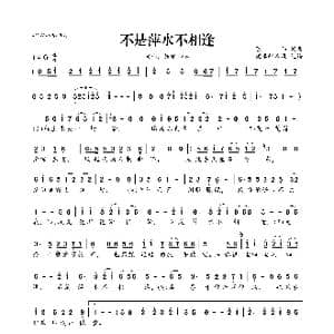 不是萍水不相逢_歌曲简谱_词曲:陈伟 陈伟