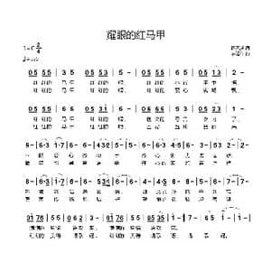 耀眼的红马甲_歌谱投稿_词曲:杨天成 李运伟